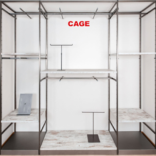 Regálový systém Cage