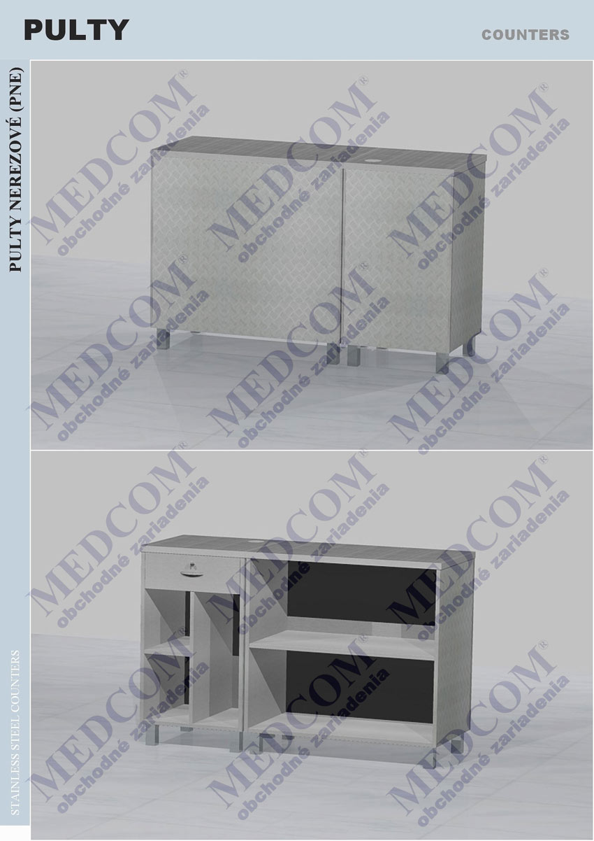 stainless steel counters