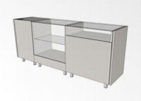 Counters thick-wall PHR depth 500mm