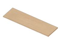 Wooden shelf for BASIC - melamine + ABS L1000 x D300 x18mm