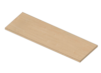 Wooden shelf for BASIC - melamine + ABS L1200 x D400 x25mm