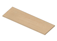 Wooden shelf for BASIC - melamine + ABS L900 x D300 x 18mm