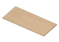 Wooden shelf for BASIC - melamine + ABS L900 x D400 x 18mm