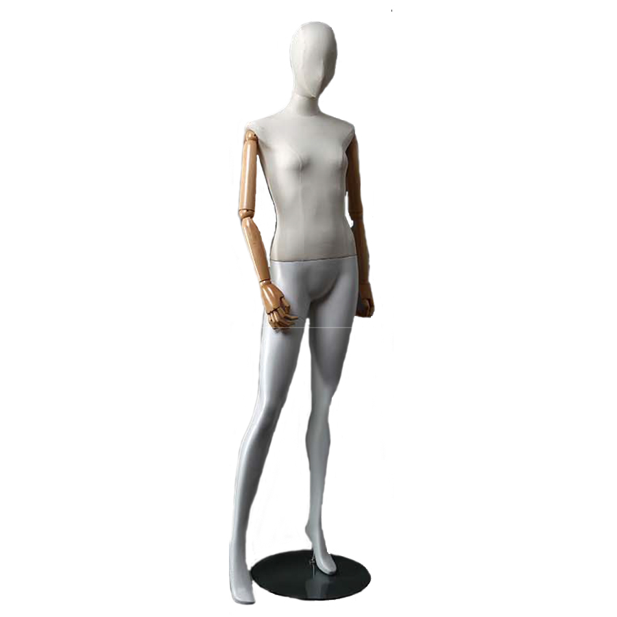 Figuríny s drevenými rukami - Figurína avantgardná dámska, ekonomická