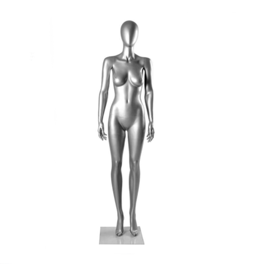 Figuríny ekonomické laminátové avantgardné - Figurína avantgardná dámska, ekonomická, šedá matná