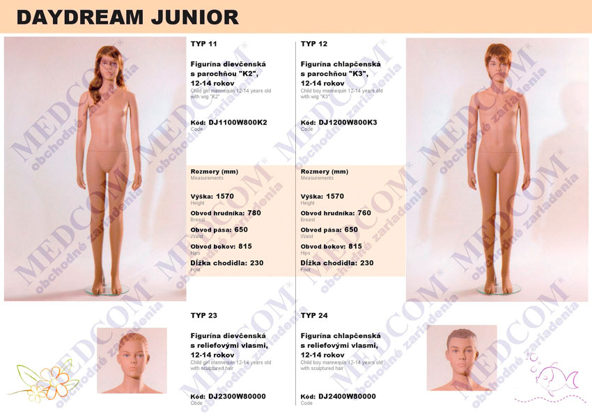 mannequins - daydream junior