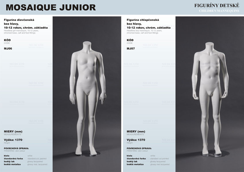 children mannequins - mosaique junior