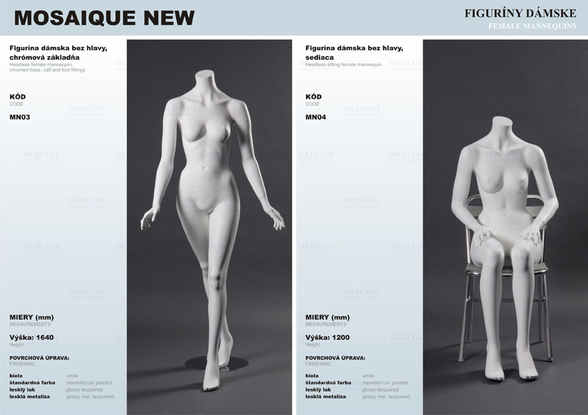 figuríny dámske - mosaique new